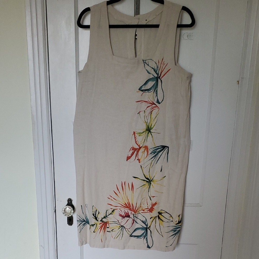 Floral Print Sleeveless Dress